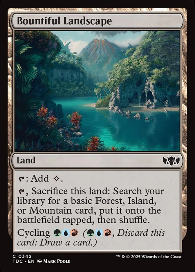 Bountiful Landscape - Tarkir: Dragonstorm Commander (TDC)