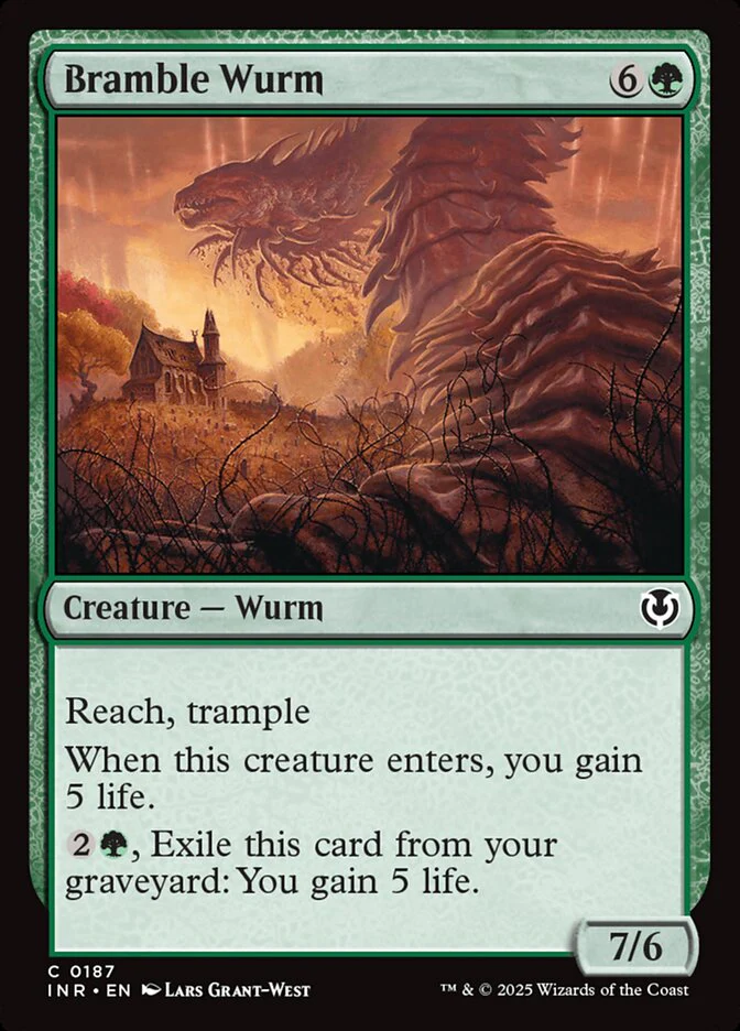 Bramble Wurm - [Foil] Innistrad Remastered (INR)