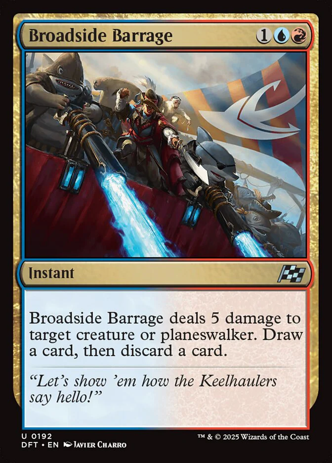 Broadside Barrage - [Foil] Aetherdrift (DFT)