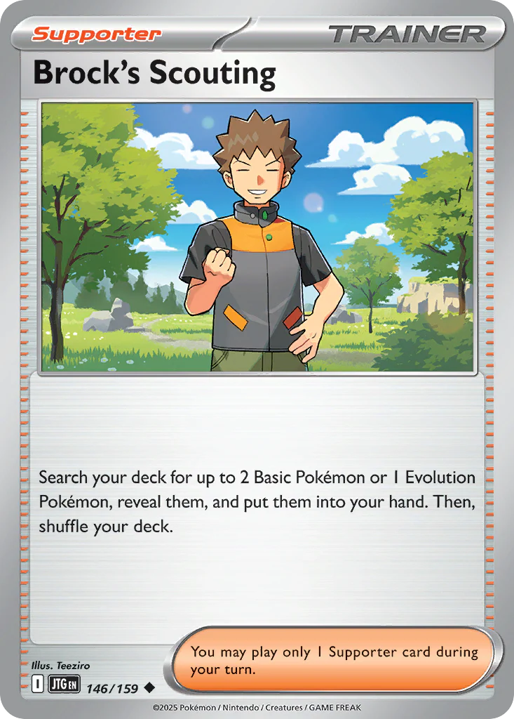 Brock's Scouting (146/159) - [Reverse Holo] Journey Together (JTG)
