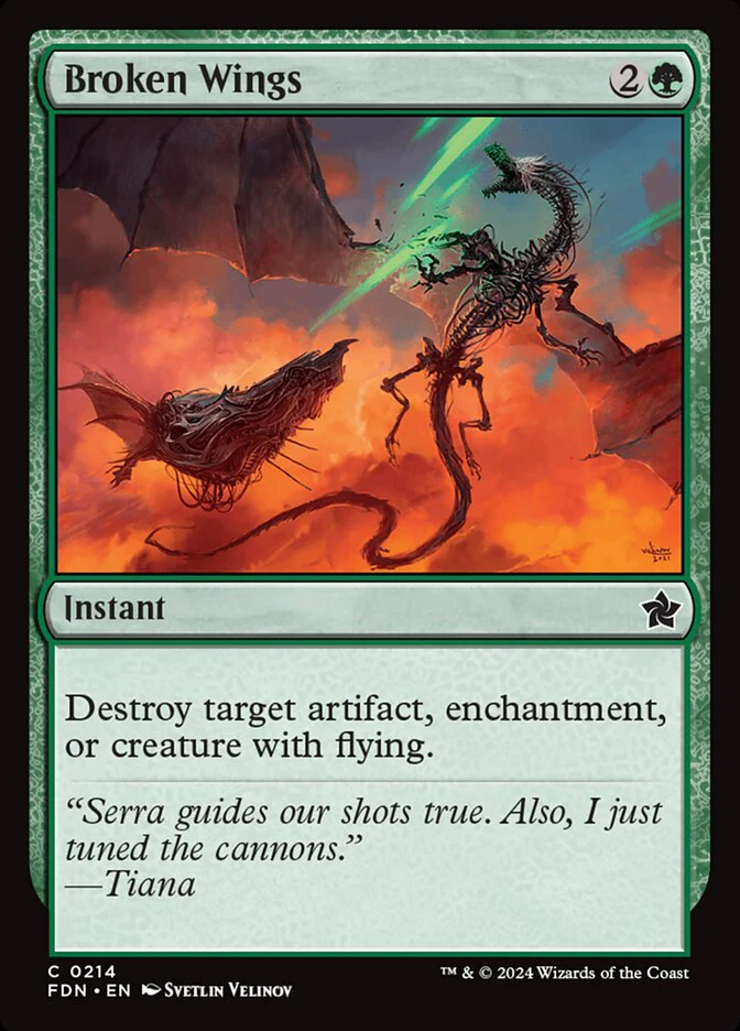 Broken Wings - [Foil] Foundations (FDN)