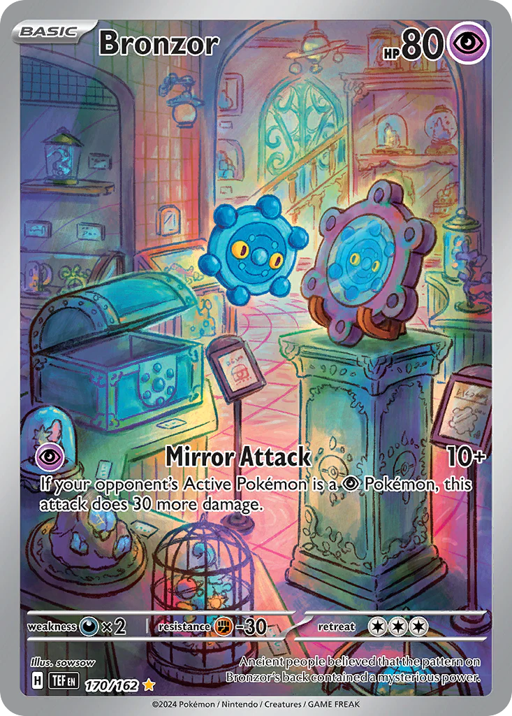 Bronzor (170/162) - [Illustration Rare] Temporal Forces (TEF)