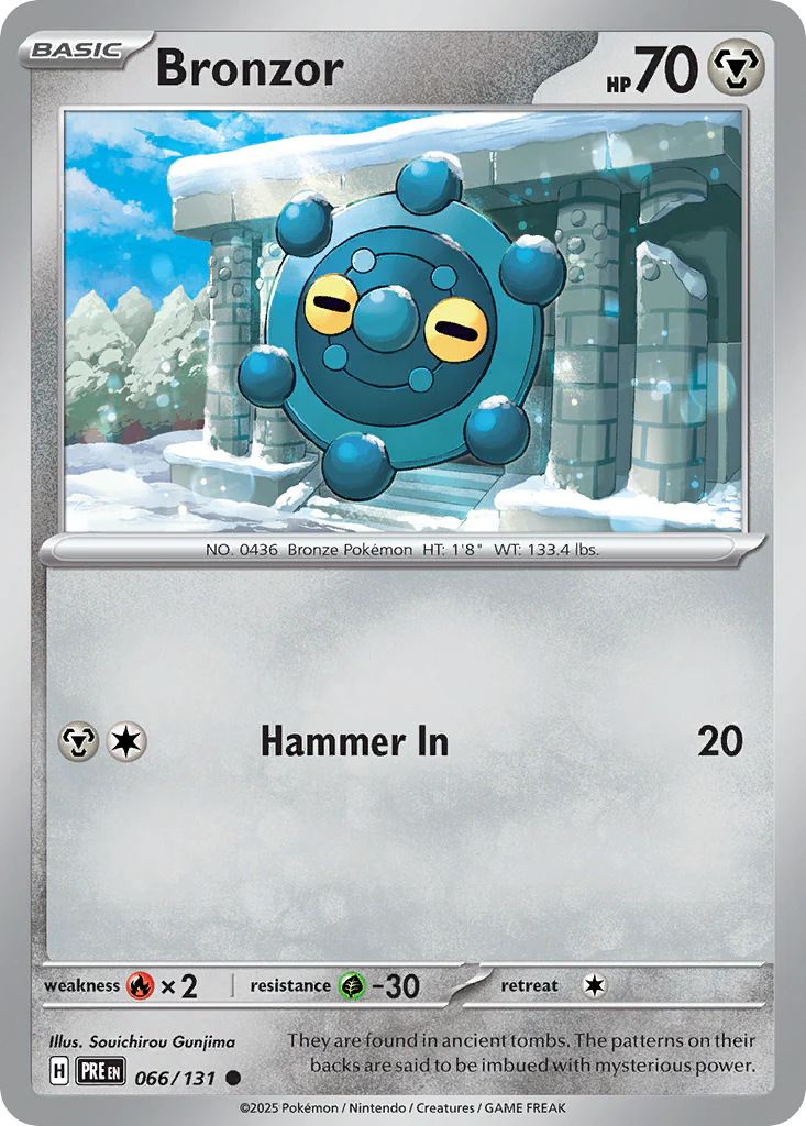 Bronzor (66/131) - Prismatic Evolutions (PRE)