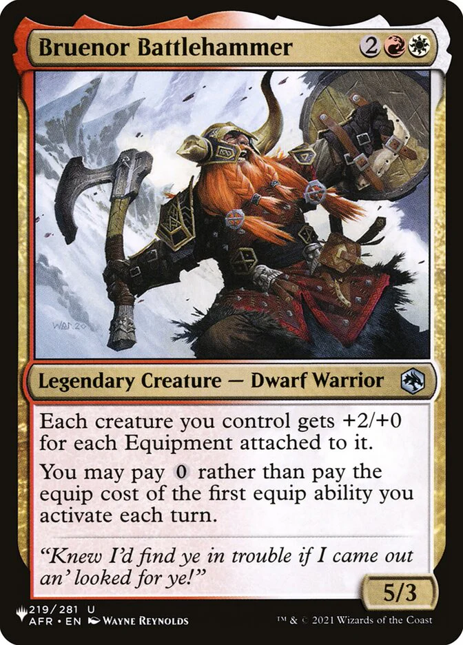 Bruenor Battlehammer - The List (PLST)