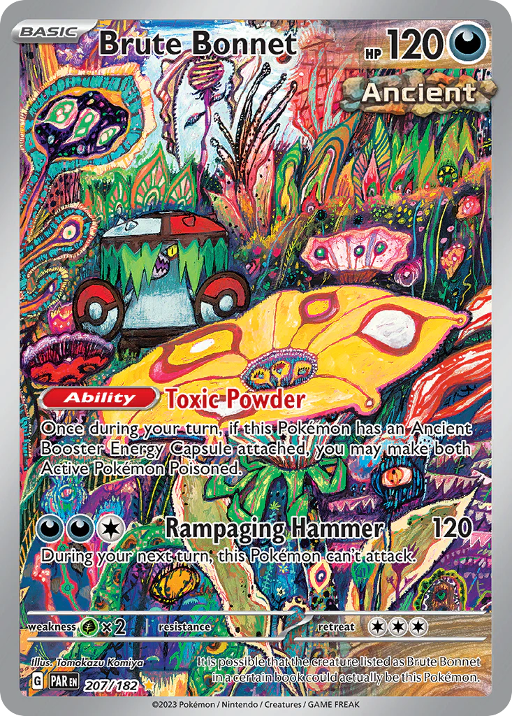 Brute Bonnet (207/182) - [Illustration Rare] Paradox Rift (PAR)