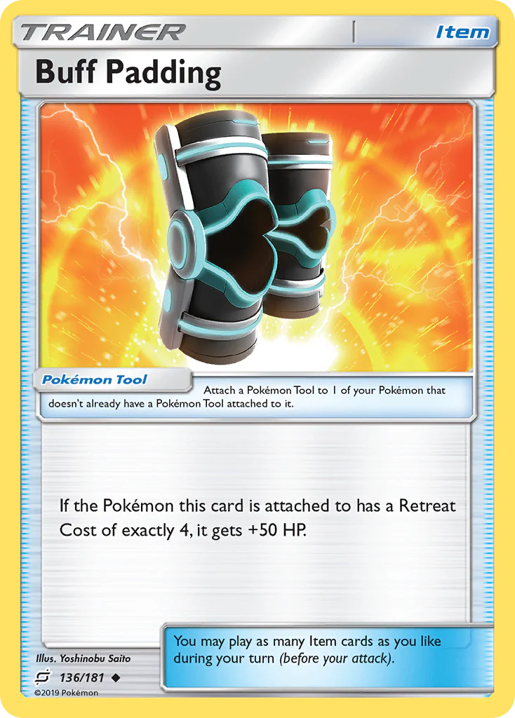 Buff Padding (136/181) - [Reverse Holo] Team Up (TEU)