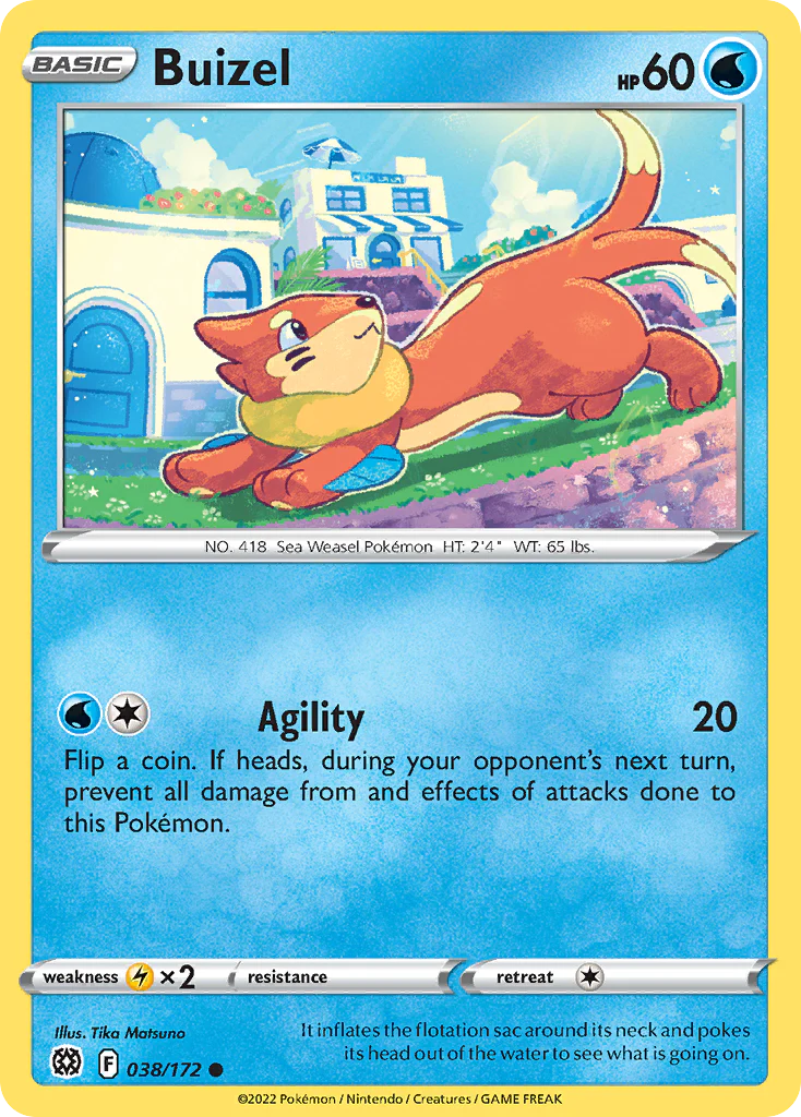 Buizel (38/172) - Brilliant Stars (BRS)