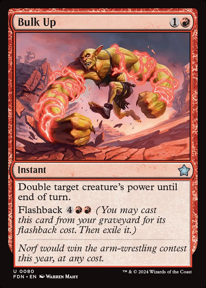 Bulk Up - [Foil] Foundations (FDN)