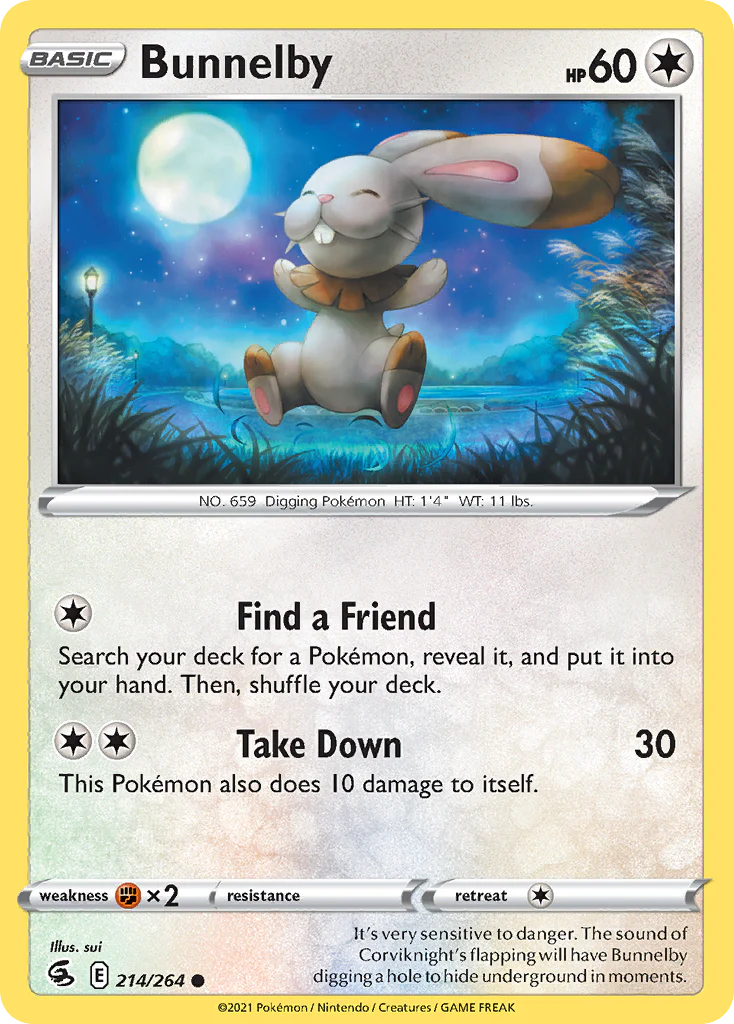 Bunnelby (214/264) - Fusion Strike (FST)