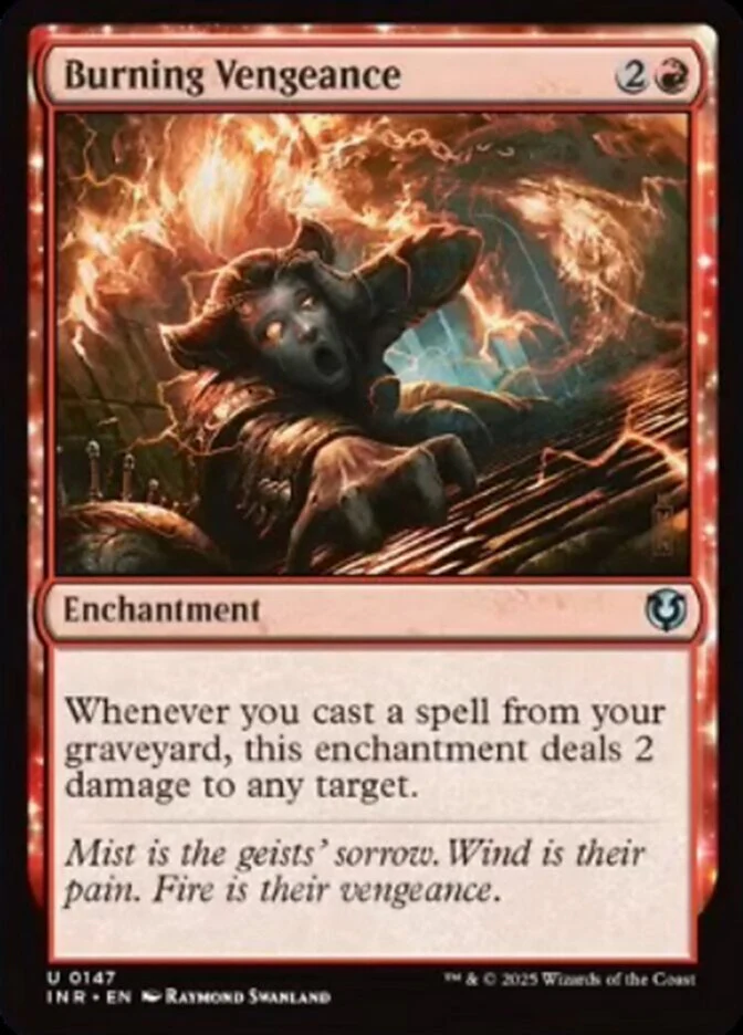 Burning Vengeance - [Foil] Innistrad Remastered (INR)