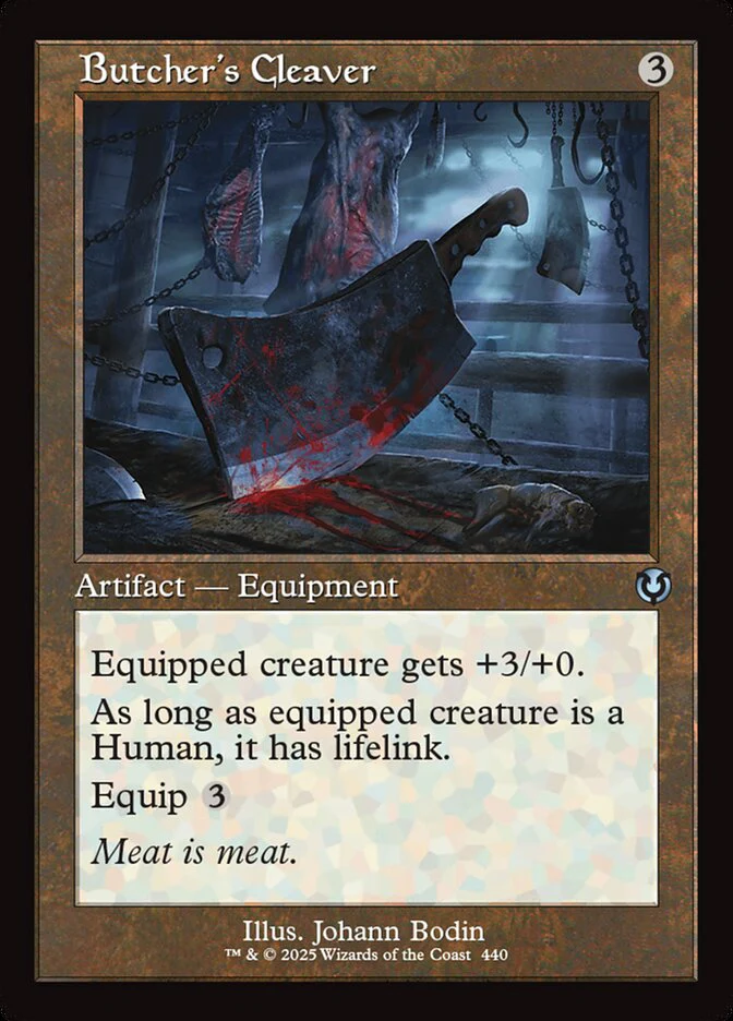 Butcher's Cleaver - [Foil, Retro Frame] Innistrad Remastered (INR)