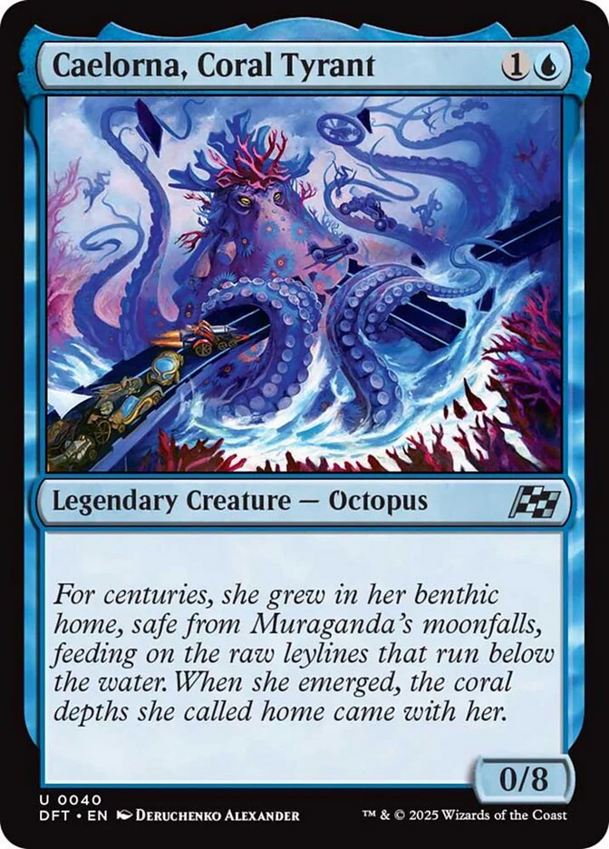 Caelorna, Coral Tyrant - [Foil] Aetherdrift (DFT)