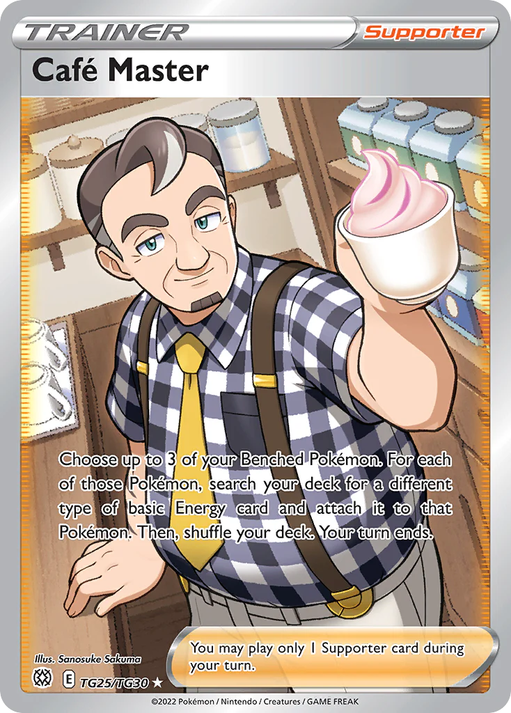 Cafe Master (TG25/30) - [Gallery Holo] Brilliant Stars Trainer Gallery (BRSTG)
