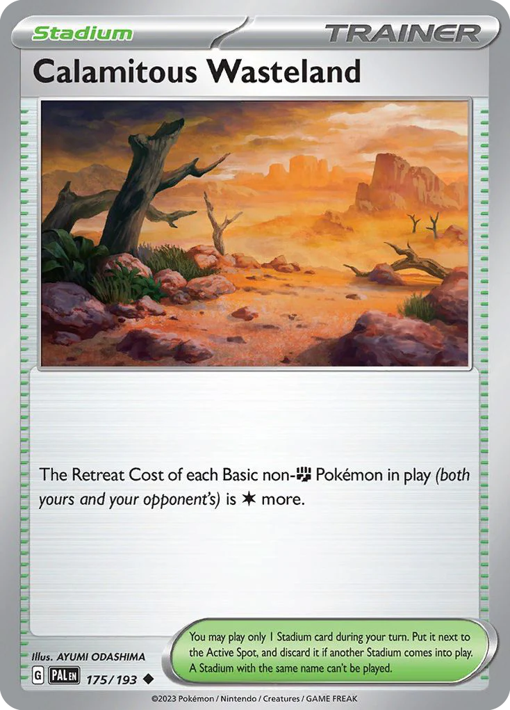 Calamitous Wasteland (175/193) - [Reverse Holo] Paldea Evolved (PAL)