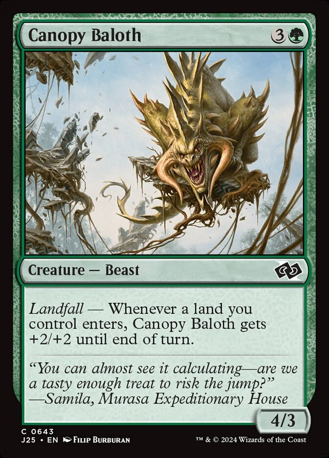 Canopy Baloth - Foundations Jumpstart (J25)