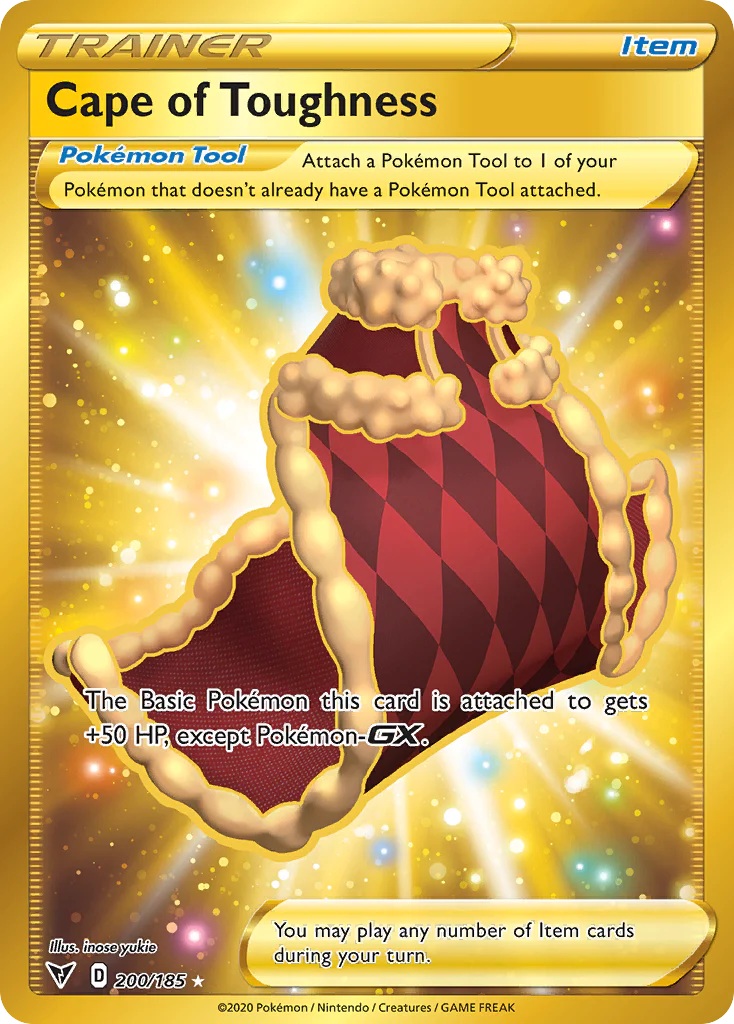 Cape of Toughness (200/185) - [Secret Rare] Vivid Voltage (VIV)
