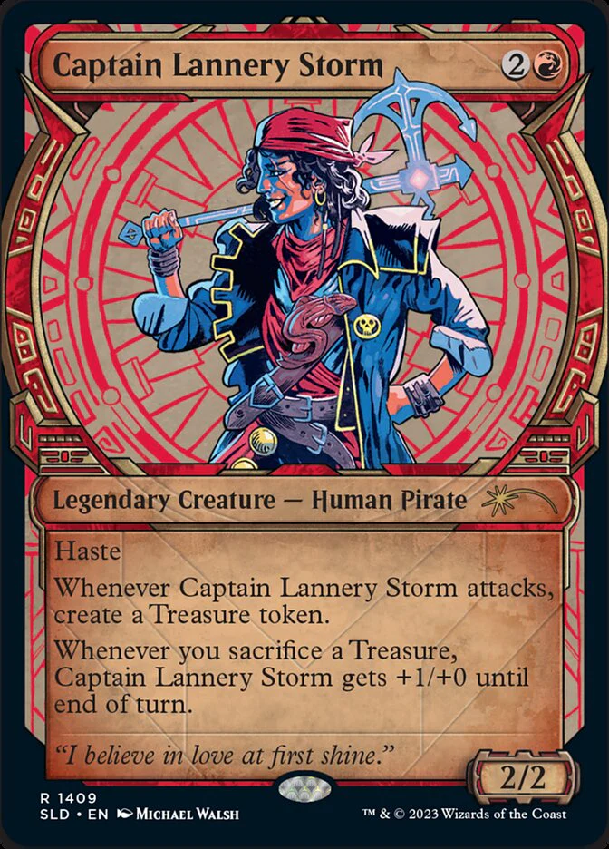 Captain Lannery Storm (1409) - [Showcase] Secret Lair Drop (SLD)