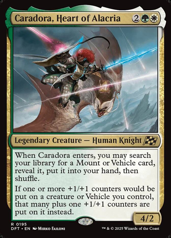 Caradora, Heart of Alacria - Aetherdrift (DFT)