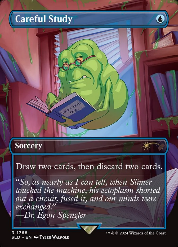 Careful Study (1768) - [Foil, Borderless] Secret Lair Drop (SLD)