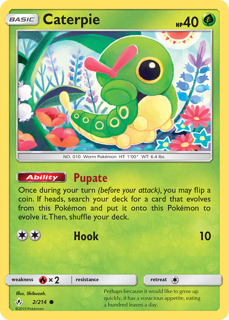 Caterpie (2/214) - Unbroken Bonds (UNB)