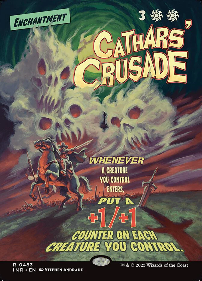 Cathars' Crusade - [Foil, Showcase] Innistrad Remastered (INR)