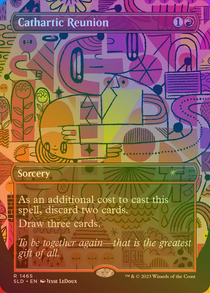 Cathartic Reunion (1465‚òÖ) - [Foil, Borderless] Secret Lair Drop (SLD)