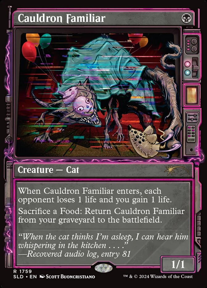 Cauldron Familiar (1759) - [Foil] Secret Lair Drop (SLD)