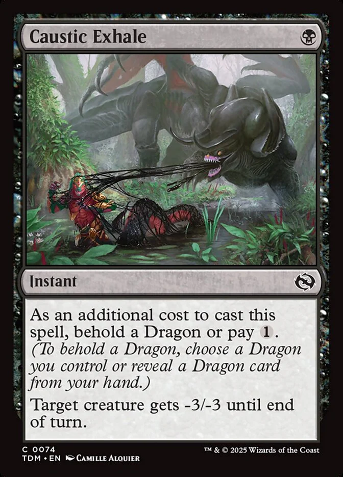 Caustic Exhale (74) - Tarkir: Dragonstorm (TDM)