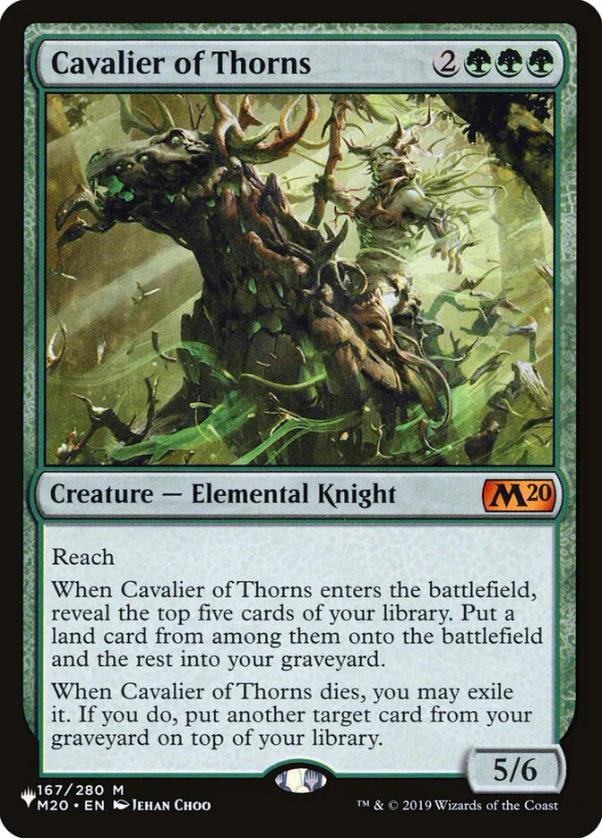Cavalier of Thorns - The List (PLST)