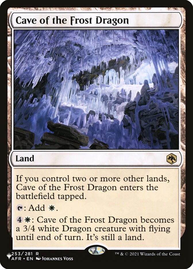 Cave of the Frost Dragon - The List (PLST)