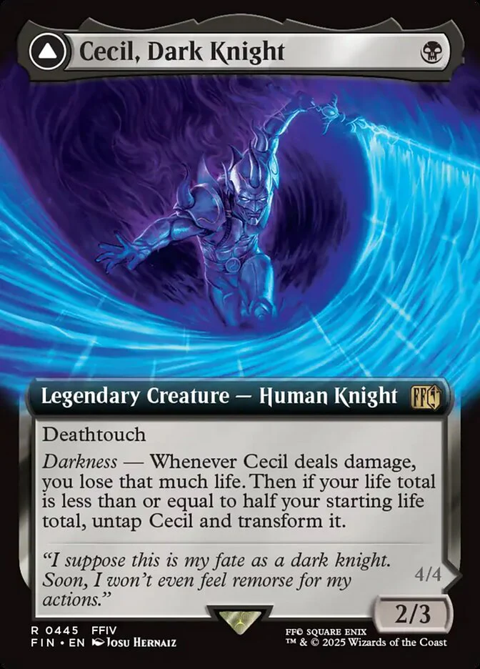 Cecil, Dark Knight // Cecil, Redeemed Paladin (445) - [Extended Art] Final Fantasy (FIN)