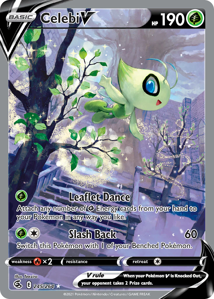 Celebi V (245/264) - [Alternate Art] Fusion Strike (FST)