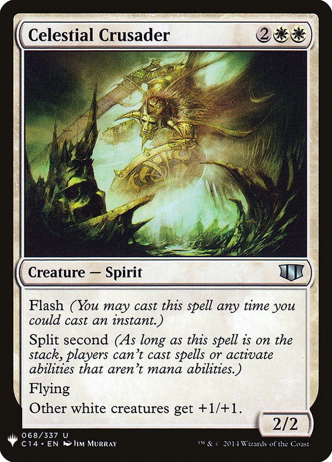 Celestial Crusader - The List (PLST)