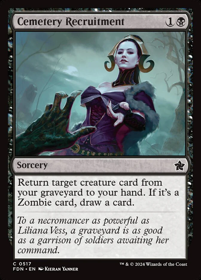 Cemetery Recruitment - Foundations (FDN)
