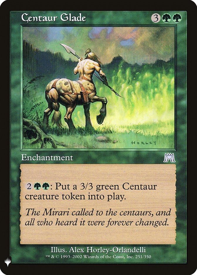 Centaur Glade - The List (PLST)