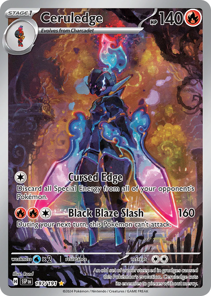 Ceruledge (197/191) - [Illustration Rare] Surging Sparks (SSP)