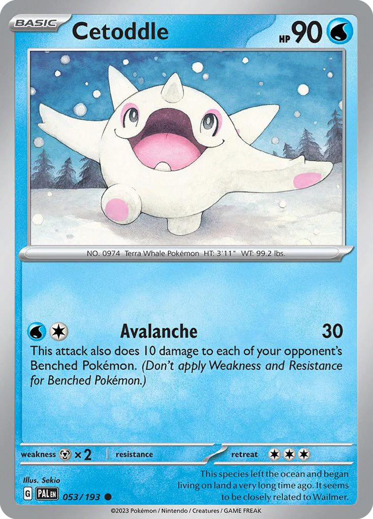 Cetoddle (53/193) - Paldea Evolved (PAL)