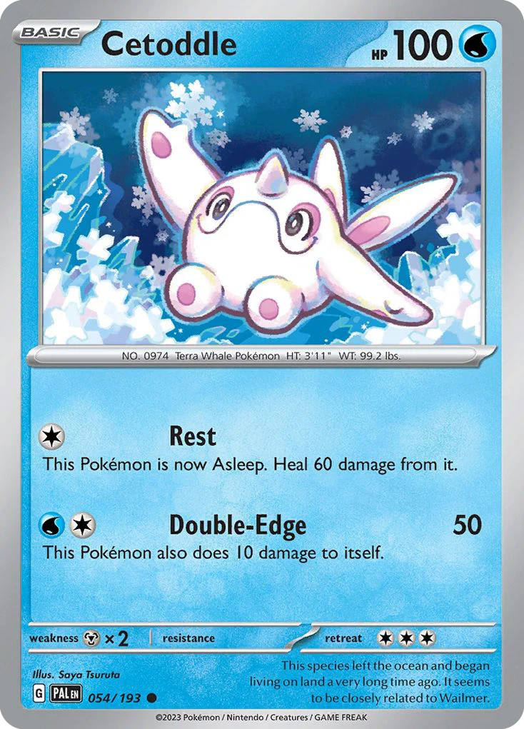 Cetoddle (54/193) - [Reverse Holo] Paldea Evolved (PAL)