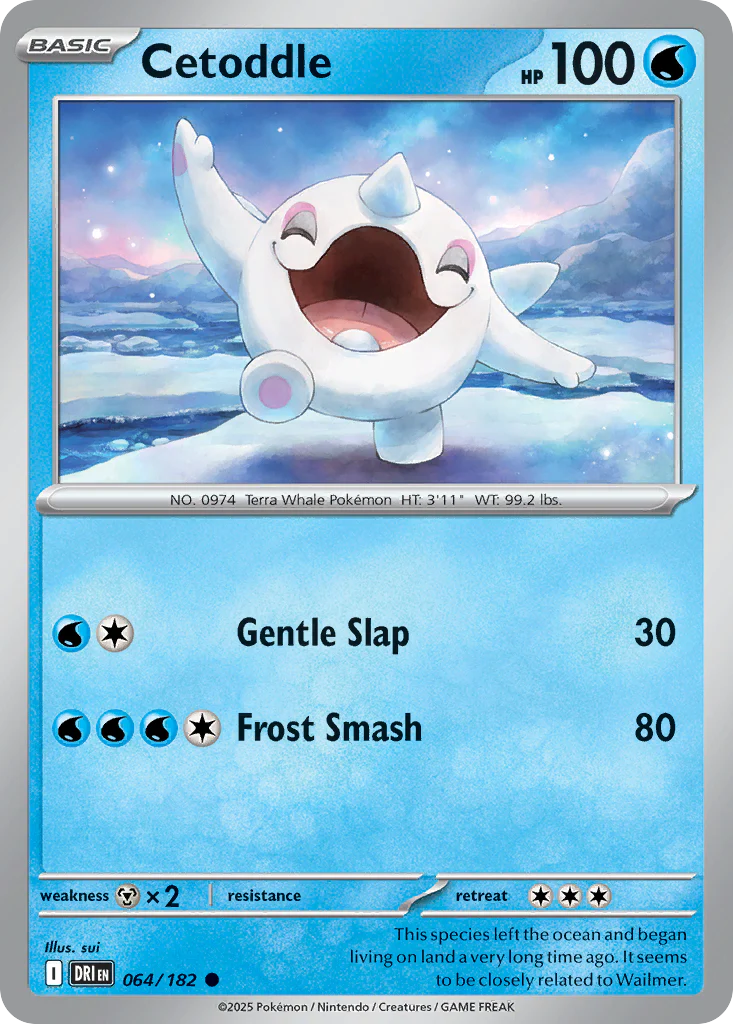 Cetoddle (64/182) - [Reverse Holo] Destined Rivals (DRI)