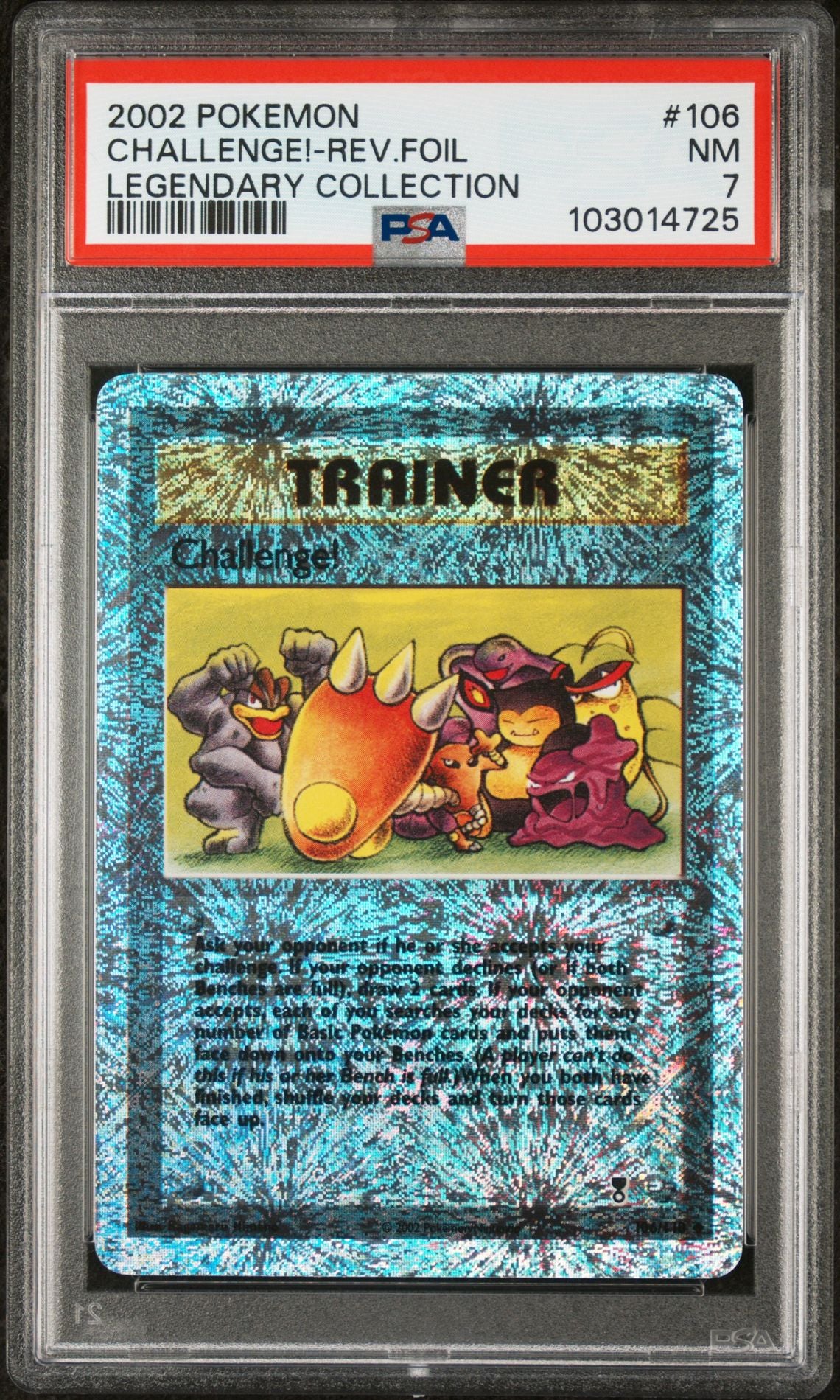Challenge! #106 - [Reverse Holo, Graded PSA 7] Legendary Collection - Image 2