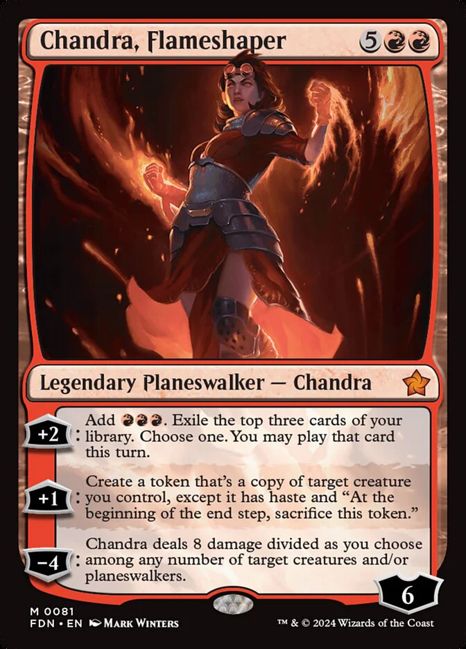 Chandra, Flameshaper - [Foil] Foundations (FDN)