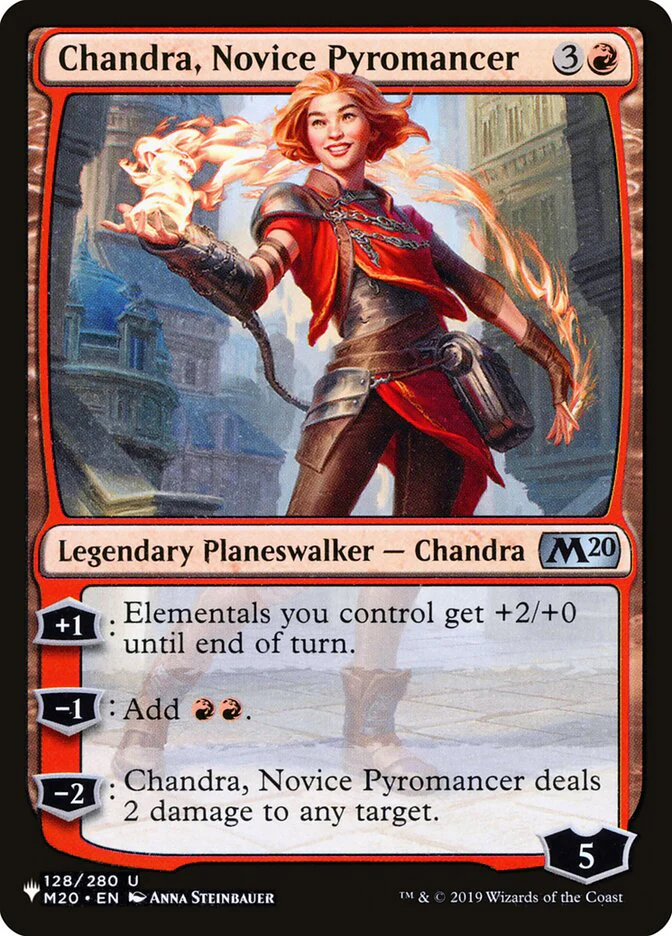Chandra, Novice Pyromancer - The List (PLST)