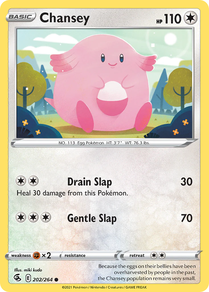 Chansey (202/264) - [Reverse Holo] Fusion Strike (FST)