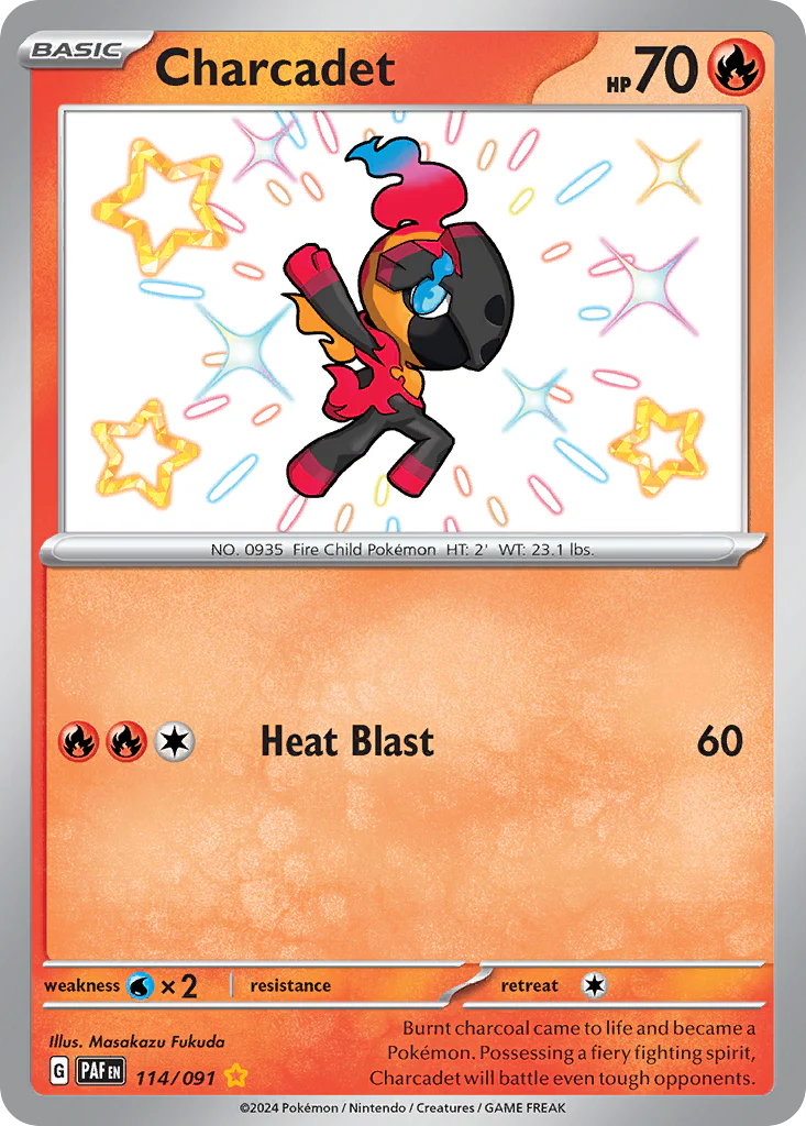Charcadet (114/91) - [Shiny Holo] Paldean Fates (PAF)