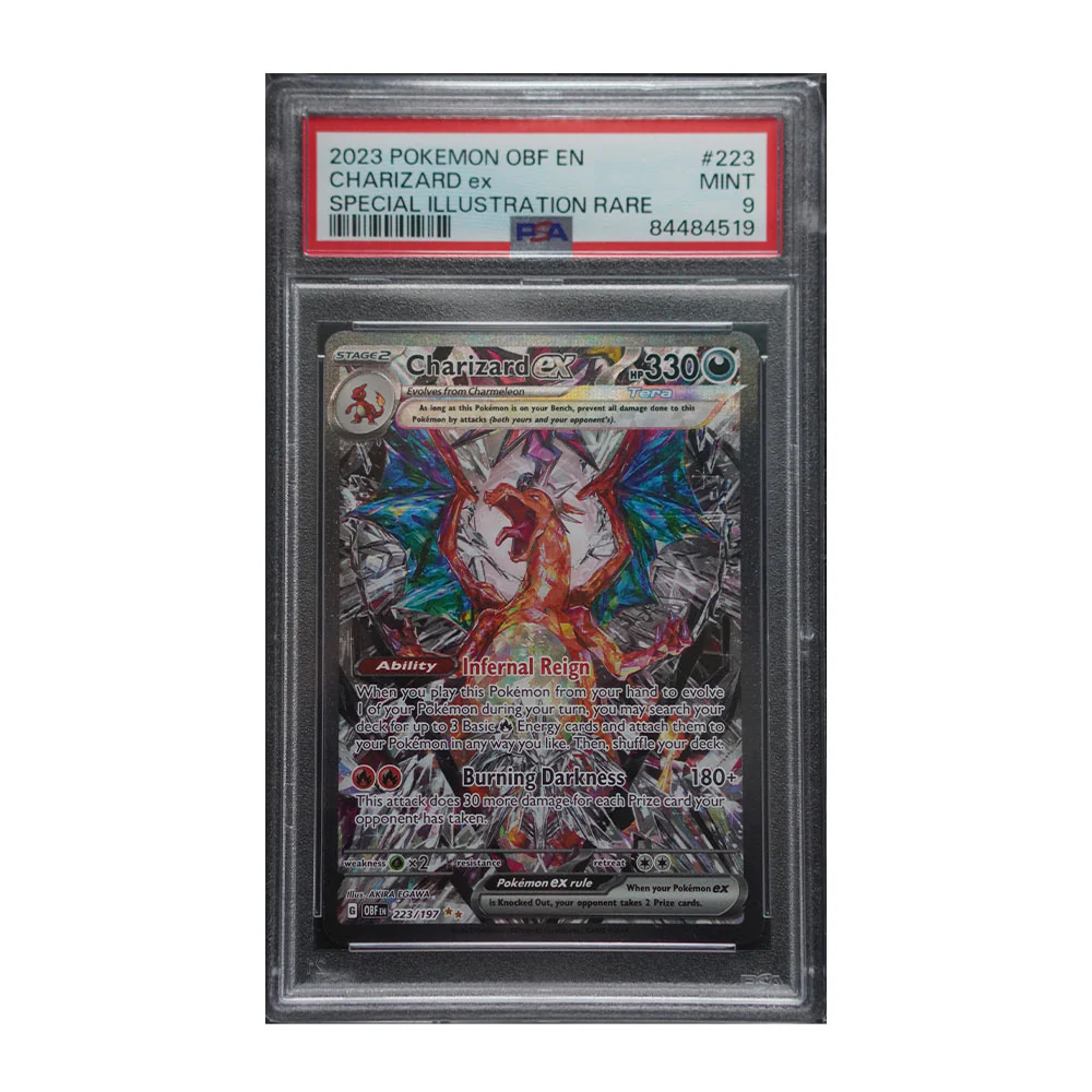 Charizard ex 223/197 - [Holo, Graded PSA 9] - SV03: Obsidian Flames (OBF)