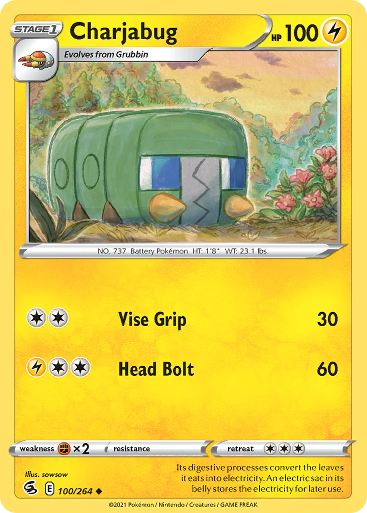 Charjabug (100/264) - Fusion Strike (FST)