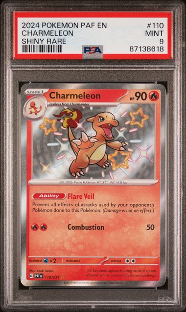 Charmeleon #110 - [Graded PSA 9] SV: Paldean Fates (PAF)