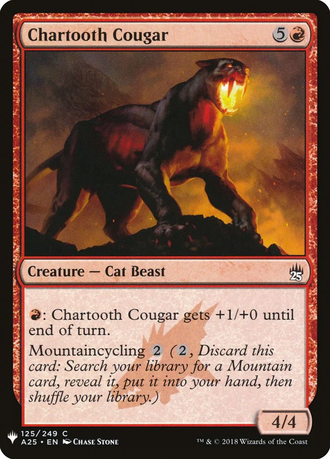 Chartooth Cougar - The List (PLST)