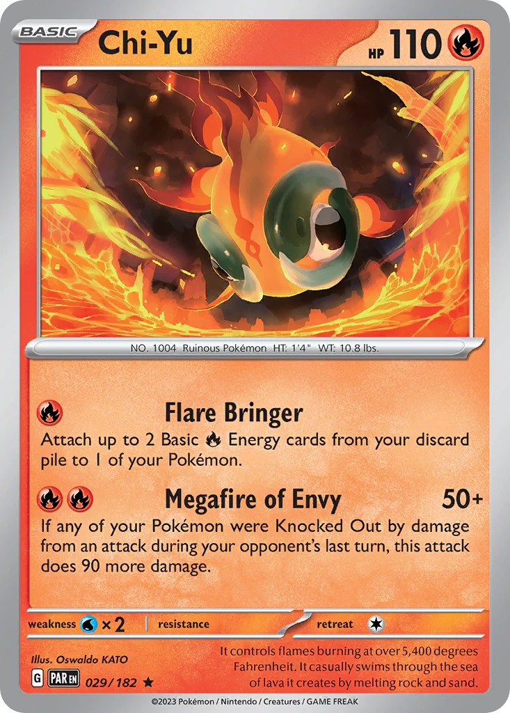 Chi-Yu (29/182) - [Reverse Holo] Paradox Rift (PAR)