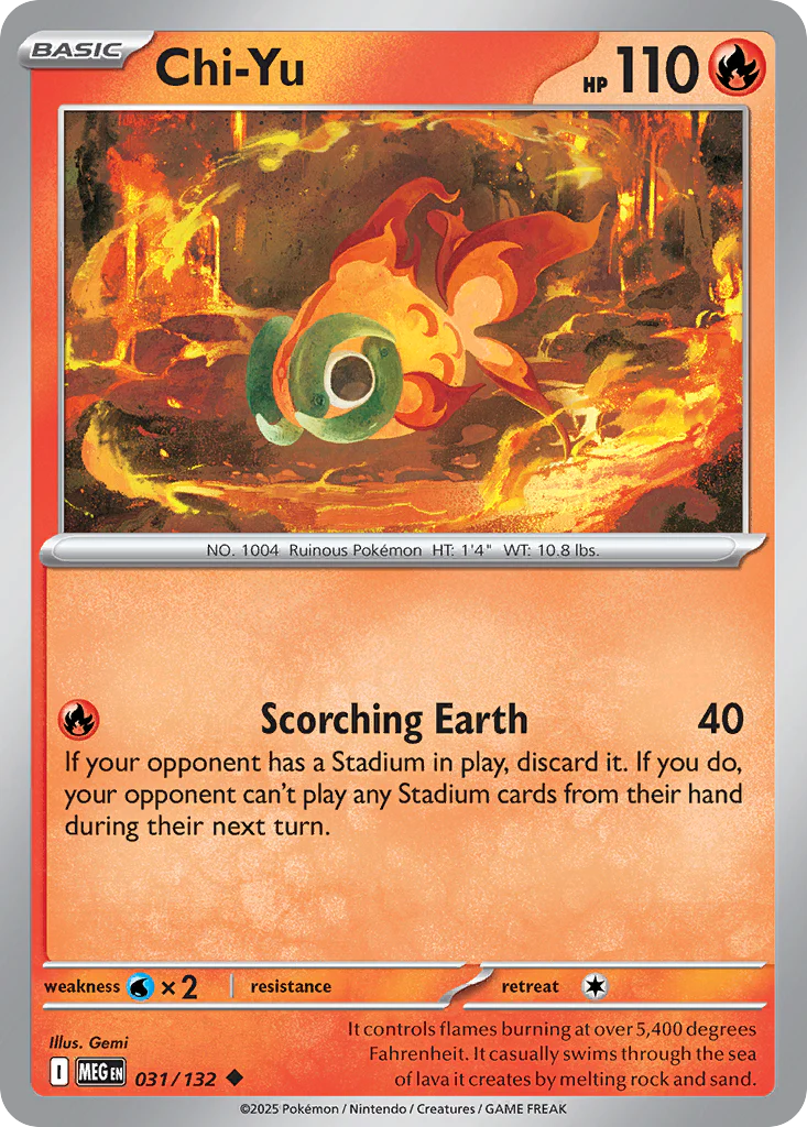 Chi-Yu (31/132) - [Reverse Holo] Mega Evolution (MEG)